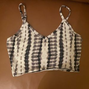Tie die crop tank